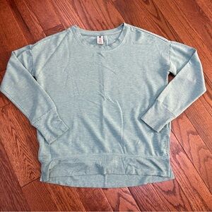 Active Life Mint Green Crewneck with Split Hem Size S